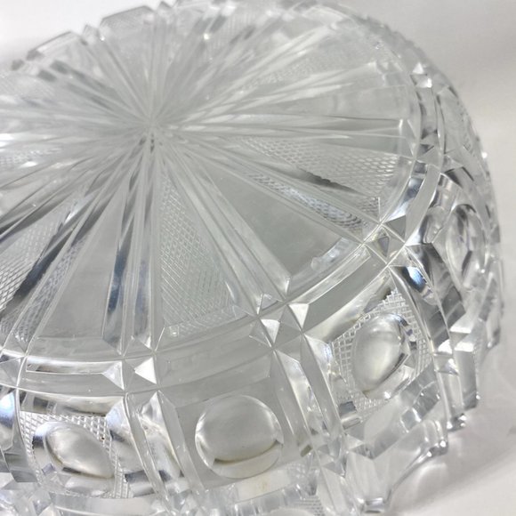 Amazing Cut Crystal large serving bowl - Picture 6 of 7
